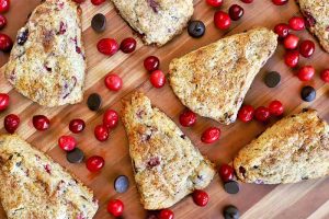 Bake Up a Batch of Cranberry Chocolate Chip Scones for Breakfast