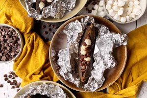Baked Banana Boats
