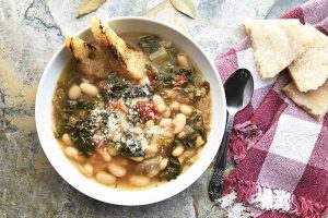 Cheap and Easy Italian-Style Beans and Greens Soup