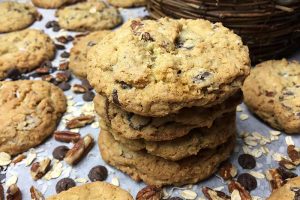 Coconut Pecan Cowboy Cookies