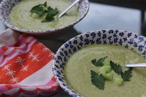 Creamy Chilled Avocado Coconut Soup to Beat the Heat