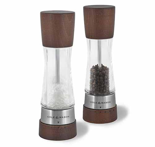 Image of a set of wooden gadgets from Cole and Mason.