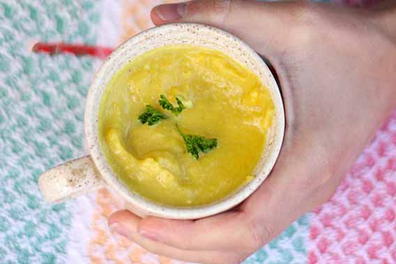 Curried Spaghetti Squash Bisque