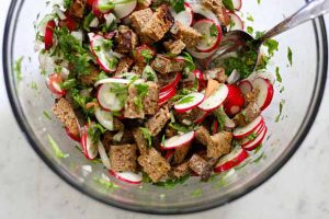 Easy Radish Panzanella