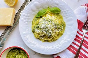 Pesto Spaghetti Squash