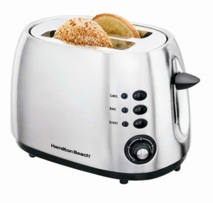 Hamilton Beach 2 slice metal toaster | Foodal
