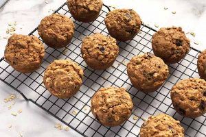 Healthier Oatmeal Chocolate Chip Muffins