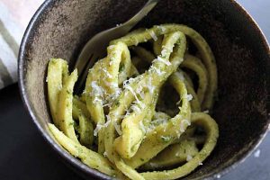 Top Your Pasta with This Homemade Lemon Basil Pesto