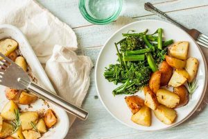 Buttered Miso Roasted Potatoes