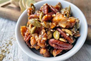 Maple-Spiced Nuts and Seeds for Snacking