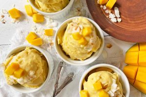 No-Churn Paleo Mango Ice Cream