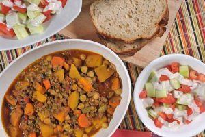 Authentic Moroccan Lamb, Veggie, and Lentil Stew