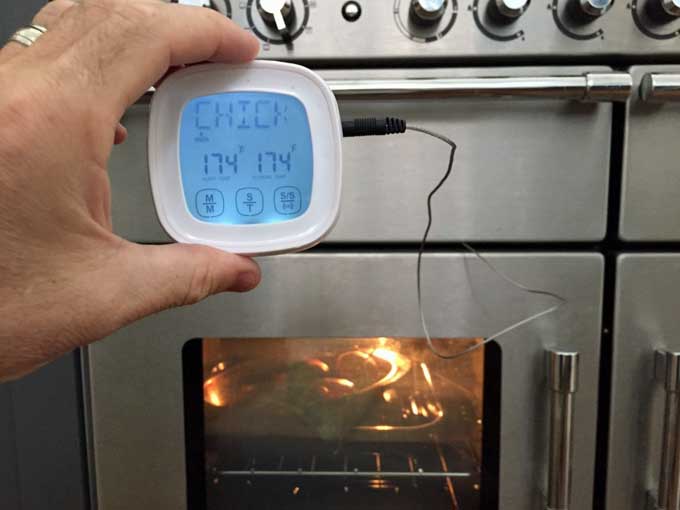 Supreme Home Cook Oven & BBQ Touchscreen Digital Meat Cooking Thermometer | Fooodal.com
