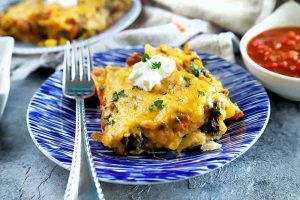 Make Dinner Easy with Stacked Vegetable Enchiladas (Enchiladas Montadas)
