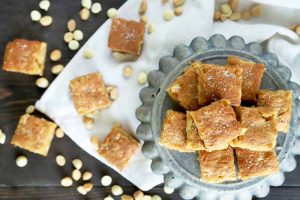 Soft and Chewy White Chocolate Macadamia Nut Blondies